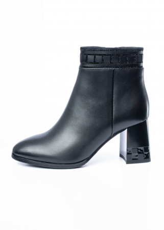 Ghete de piele naturala Epica 1612 negre [8]