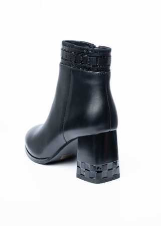 Ghete de piele naturala Epica 1612 negre [7]