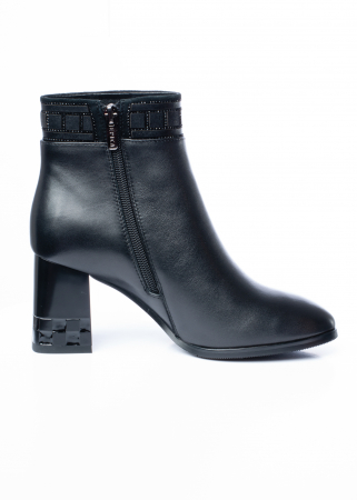 Ghete de piele naturala Epica 1612 negre [3]