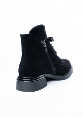 Ghete de piele naturala Epica 1614 negre [5]