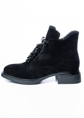 Ghete de piele naturala Epica 1614 negre [8]