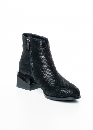 Ghete de piele naturala Epica 1685 negre [3]