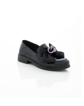 Mocasini de piele naturala Pass - Epica 3611 -  cm negri