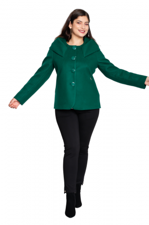 Palton Avira scurt verde [4]