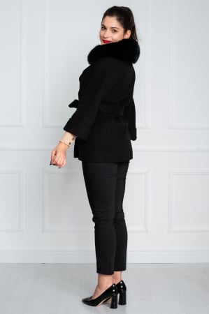 Palton Beatrice scurt negru [2]