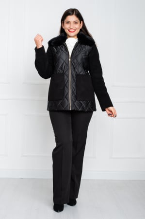 Palton Brett scurt negru [0]