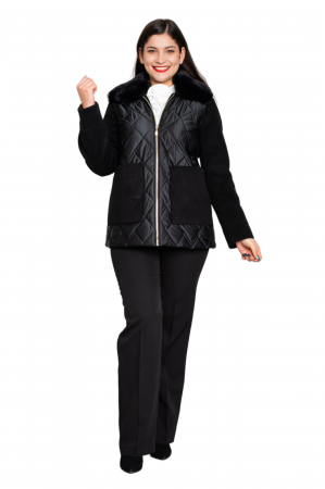 Palton Brett scurt negru [5]