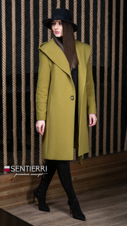 Palton de lână Sentierri 799 olive [1]