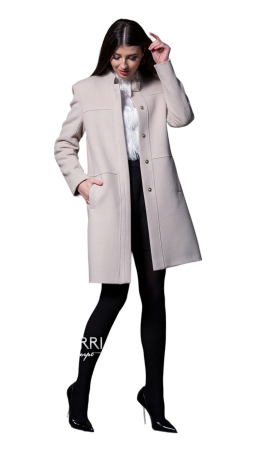 Palton de lână Sentierri 818 bej [2]