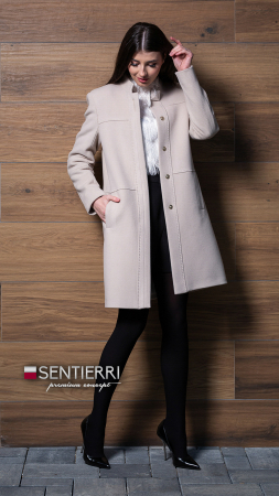 Palton de lână Sentierri 818 bej [1]