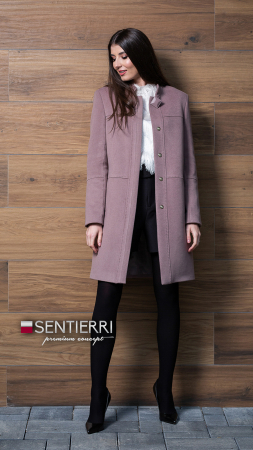 Palton de lână Sentierri 818 mov [1]