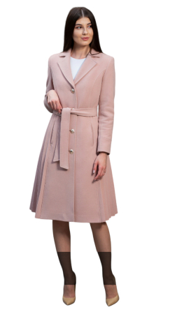 Palton de lână Sentierri 825 pudra [3]