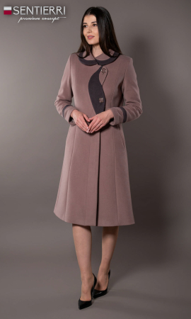 Palton de lână Sentierri 842 mov-mocca [3]