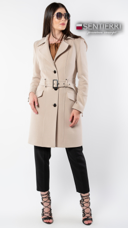 Palton de lână Sentierri 843 albastru-marin [3]