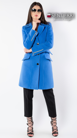 Palton de lână Sentierri 843 albastru-marin [1]