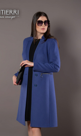 Palton de lână Sentierri 844 negru [6]