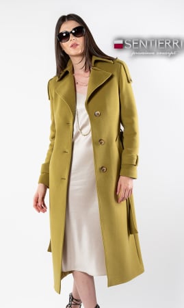 Paltoane de dama - Palton de lână Sentierri 845 olive