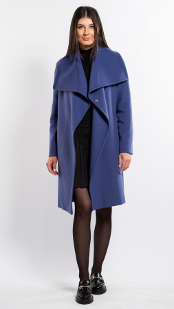 Palton de lână Sentierri 851 albastru-sky [2]