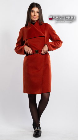 Palton de lână Sentierri 851 mov-mocca [4]