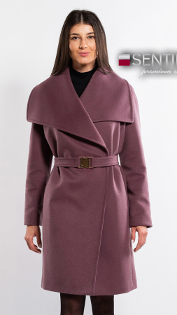 Palton de lână Sentierri 851 mov-mocca [0]