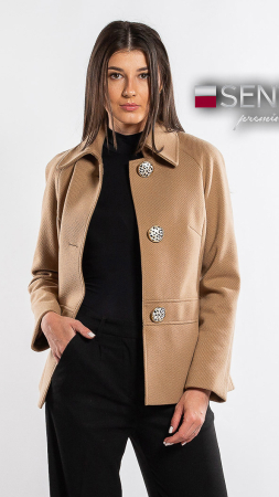 Imbracaminte - Palton de lână Sentierri 852 camel