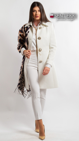 Palton de lână Sentierri 853 negru [3]