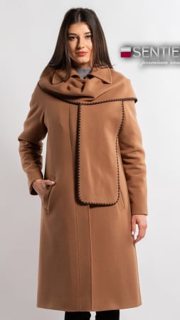 Imbracaminte - Palton de lână Sentierri 854 camel