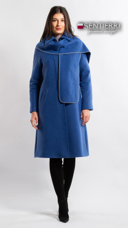 Palton de lână Sentierri 854 negru [3]