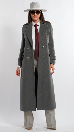 Palton de lână Sentierri 855 antracit-hermes [1]