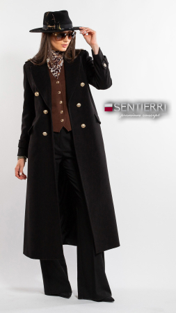 Palton de lână Sentierri 855 maro [2]