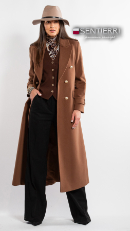 Palton de lână Sentierri 855 negru [3]