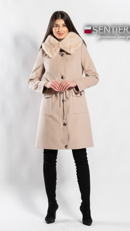 Palton de lână Sentierri 856 bej [1]