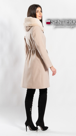 Palton de lână Sentierri 856 bej [4]