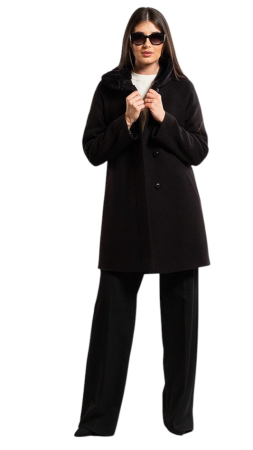 Palton de lână Sentierri 857 negru [3]