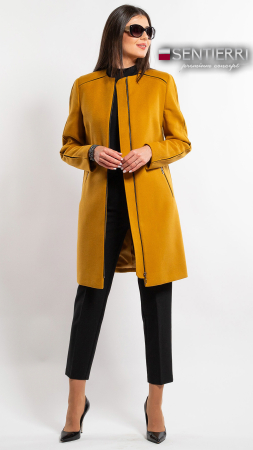 Palton de lână Sentierri 858 mustar [1]