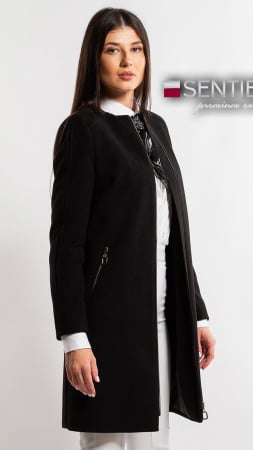 Imbracaminte - Palton de lână Sentierri 858 negru