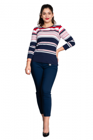 Pantaloni Aleena lungi bleumarin [4]