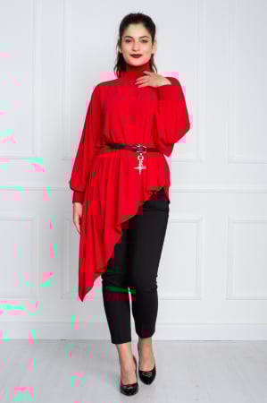 Pantaloni Baylee lungi negri [0]