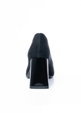 Pantofi de piele naturala Cunadena 573 negri [6]