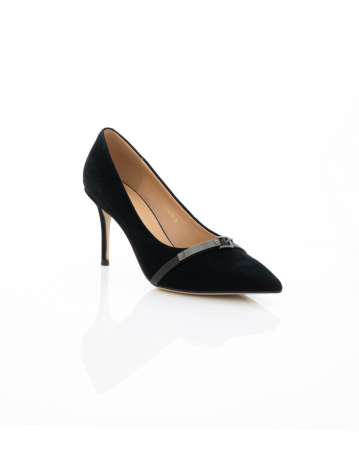 Incaltaminte - Pantofi Eleganti de piele naturala Epica 3607 - 6.5 cm negri
