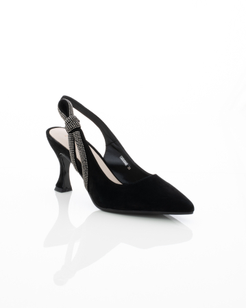 Pantofi Eleganti de piele naturala Epica 3613 - 7 cm negri