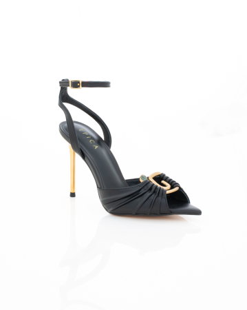 Incaltaminte - Pantofi Eleganti de piele naturala Epica 3614 - 9 cm negri