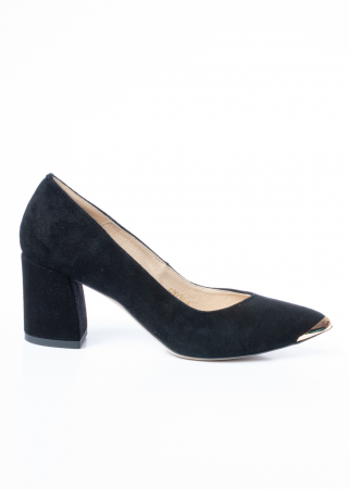 Pantofi de piele naturala Emis 533 negri [4]