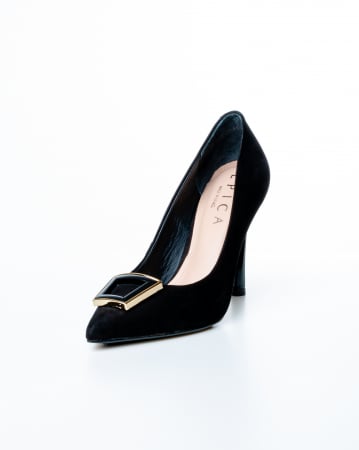 Femei - Pantofi de piele naturala Epica 1425 - 9 cm  negri