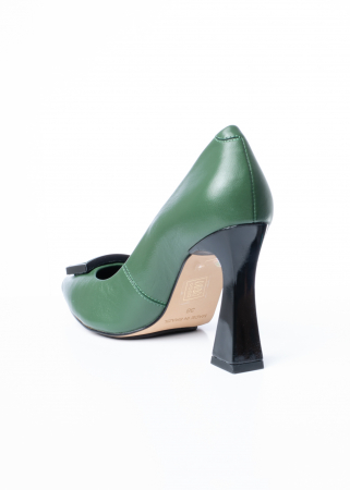 Pantofi de piele naturala Epica 1426 verzi [7]