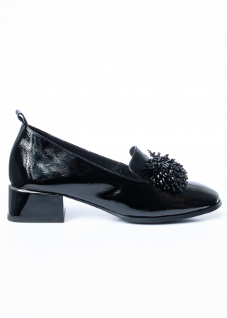 Pantofi de piele naturala Epica 1428 bordo [4]