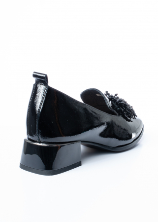 Pantofi de piele naturala Epica 1428 bordo [5]