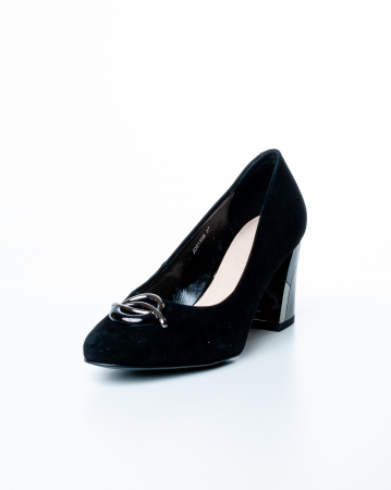 Femei - Pantofi de piele naturala Epica 1430 - 7 cm  negri
