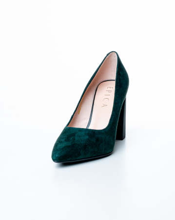 Femei - Pantofi de piele naturala Epica 1489 - 9 cm  verzi