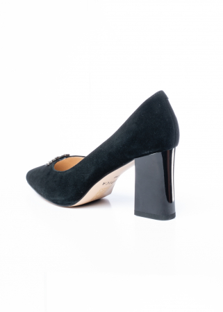 Pantofi de piele naturala Epica 1545 negri [7]